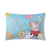 NORTHWEST Cuscino da letto reversibile per bambini (con guscio rimovibile) Cuscino da letto completo con imbottitura a forma di nuvola e fodera r