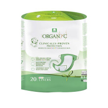 Organyc Lot de 20 couches pour bb 100 % coton biologique certifi pour peaux sensibles, convient toutes les marques et tailles de couches sau