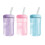 The First Years Squeeze & Sip Tålig Sugmugg - Squeezable Sippy Cup med Silikonsugrör - Rosa/Lila/Blå 1