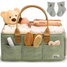 Baby Luier Caddy Organisator met Handvat Luiertas Tote Baby Organisatoren en Opslag Luier Organisator voor Kinderdagverblijf Decor en Kinderkamer Org