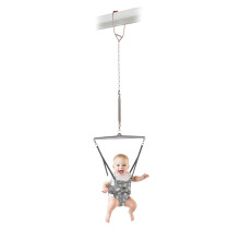 Jolly Jumper *Iconic* - Nuova sella Safari grigia - L'originale ginnico per bambini. Scelto dai genitori e amato dai bambini da oltre 75 anni