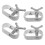 4-teiliges Drahtseilspanner-Set, robuste Kabelspanner für Seile 2