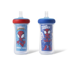 Prvn roky Spidey a jeho asn prtel Izolovan kelmky s brckem - Hrnecky pro batolata s brckem a ochranou DropGuard - Detsk lhve na vodu - 9 Oz