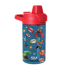 Jednoduch modern detsk plastov lhev na vodu Tritan Summit | Marvel Avengers 12 oz BPA-Free Cup with Coated Leak Proof Slam Wedding for Boys Bato