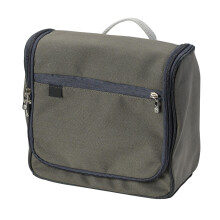 Lewis N. Clark Brushed Twill Hanging Travel Toiletry Kit Bag Tan One Size