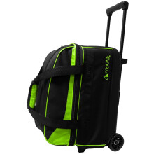 Pyramid Prime Double Roller 2 Ball Bowling Bag met Grote Afgeschermde Compartment voor Schoenen (Tot US Maat 15)