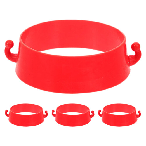 kit 4 conectores para tráfico anillo plástico instalación