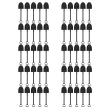 50 Unidades Cucharas Desechables De Plástico Para Y Postres