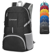 ZOMAKE Zaino leggero e ripiegabile Zaini pieghevoli leggeri da 35 litri Borsa da trekking pieghevole resistente all'acqua Zaino pieghevole compat