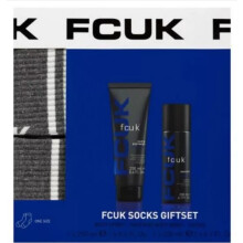 FCUK Hair & Body Wash,Body Spray & Socks Gift Set