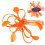 pasador con pluma y broche, 1