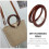 2 unidades de asas redondas de madera para bolsos 6