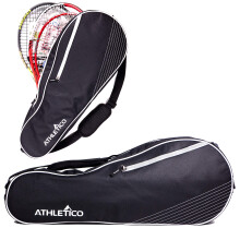 Athletico 3 mailatennislaukku | Pehmustettu suojaamaan mailoja ja kevytt | Ammattimaiset tai aloittelevat tennispelaajat | Unisex-design miehille, n