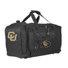 Offiziell lizenzierte NCAA Colorado Buffaloes „Roadblock“-Reisetasche, 50,8 x 29,2 x 33 cm, Schwarz
