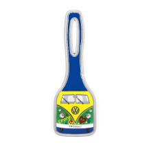 BRISA VW Collection - Etichetta da viaggio con indirizzo per valigia Volkswagen, con design T1 Bus Campervan (Pace/Verde)