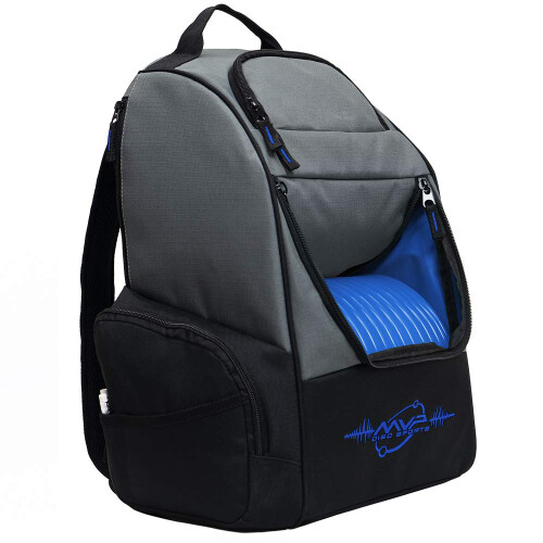 MVP Disc Sports Shuttle Disc Golf Σακίδιο (Γκρι/Βασιλικό) 2