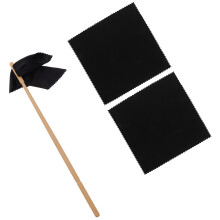 juego de herramientas para limpieza de flauta con paños y
