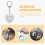 Heart-Shaped Personnel Portable Pour LED 8