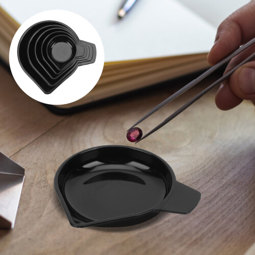 5 pesaje plástico y mini bandejas para báscula electrónica 2