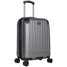 Kenneth Cole Reaction Flying Axis Collection Equipaje giratorio ligero, rνgido, expandible, de 8 ruedas, plateado, de 20 pulgadas, de mano