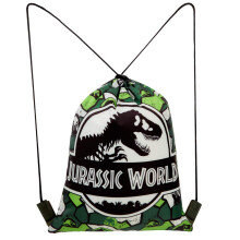 Mochila Jurassic World Jurassic Park para nios Mochila con cordn con temtica de Dinosaurios Mochila Deportiva para Gimnasio Viajes Natacin y