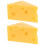 2 unidades queso simulado triangular para exhibición en pastelería 10