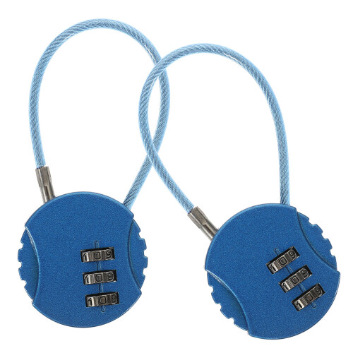 2 . cerradura para antirrobo, 3 dígitos para 1