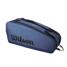 Bolsa de tenis WILSON Ultra V4 Tour - Azul, capacidad para 6 raquetas