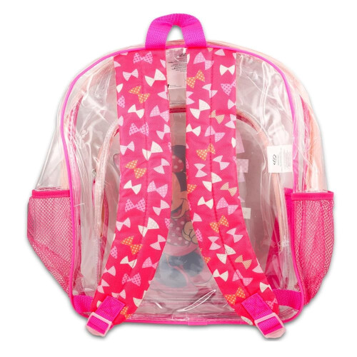Disney Disney Minnie Mouse Transparent 16"""" Backpack 1