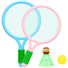 juego raquetas tenis y bádminton niños con accesorios para exterior