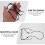 2 cordones largos para gafas con , 8