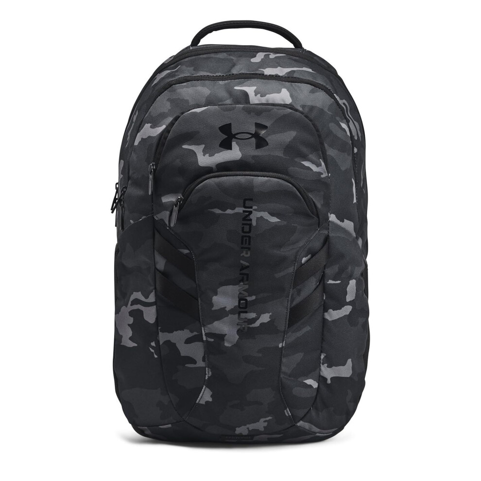 Under Armour Hustle 6.0 Pro Backpack /Black/Castlerock One Size Fits Most Black