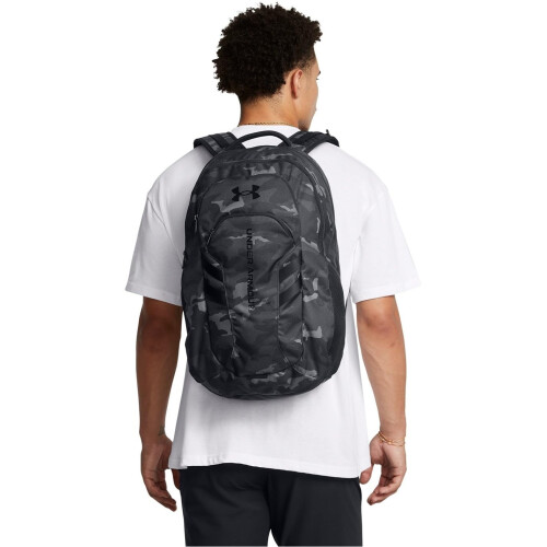 Under Armour Under Armour Hustle 6.0 Pro Rucksack, Schwarz/Schwarz/Castlerock, Einheitsgre 1
