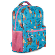 Disney Moana Nylon-Bchertaschen-Rucksack  Moana & Mauis Oceanic Quest Allover-Tasche  Rucksack fr Jungen, Mdchen, Kleinkinder, Kinder und Erwach