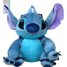 Disney Stitch Ganzkrper-Plschrucksack 12"" mit sitzenden Ohren