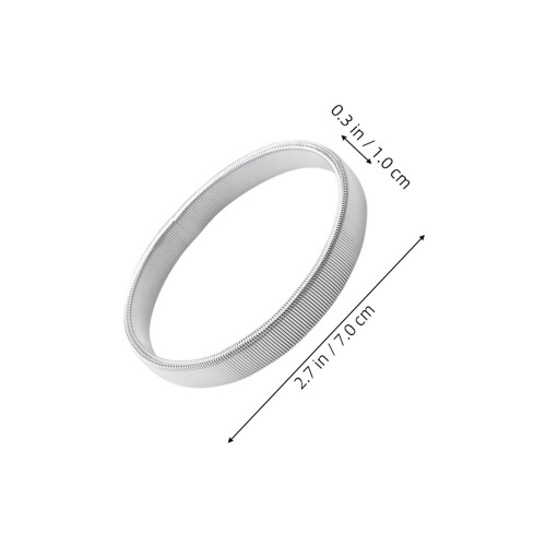 8 sujetadores elásticos metálicos unisex ajustables para 2