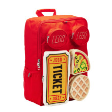 LEGO BAKSTENEN TEGEL RUGZAK - ROOD