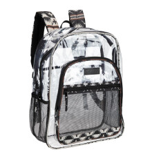 Wrangler Sac  dos transparent pour filles - Sac  dos transparent rsistant  l'eau en plastique transparent pour les vnements en stade et l'
