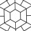 10 . protectores hexagonales para pecera, plástica 6
