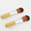 2 unidades mini base mango madera nailon portátiles 4