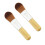 2 unidades mini base mango madera nailon portátiles 7