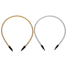 2St Vintage Chain Hair Hoops Bruids Hoofdband Feestelijk Gebruik
