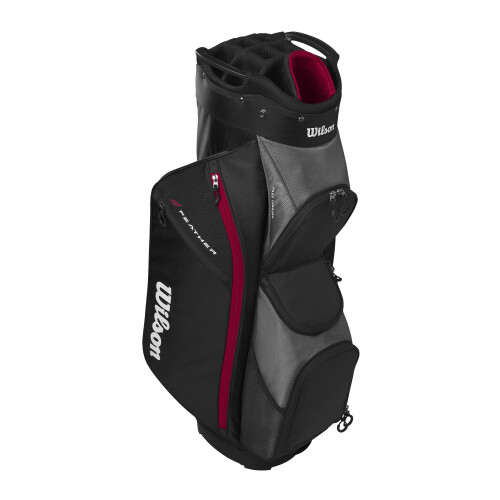 Wilson Wilson Feather Golf Cart Bag  Schwarz/Grau/Rot 1