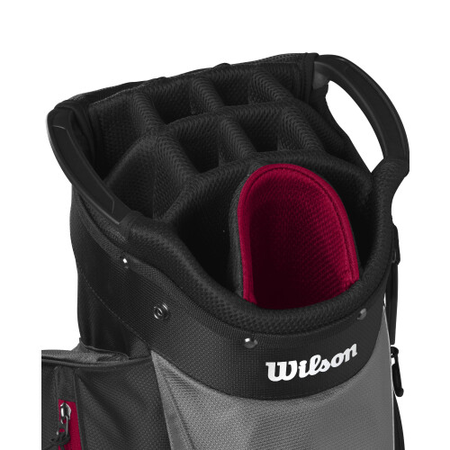 Wilson Wilson Feather Golf Cart Bag  Schwarz/Grau/Rot 2