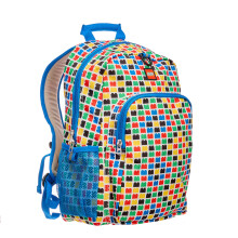 LEGO Iconic Prints Schoolrugzak voor kinderen, boekentas voor onderweg, terug naar school, jongens en meisjes, met verstelbare gewatteerde bandjes en
