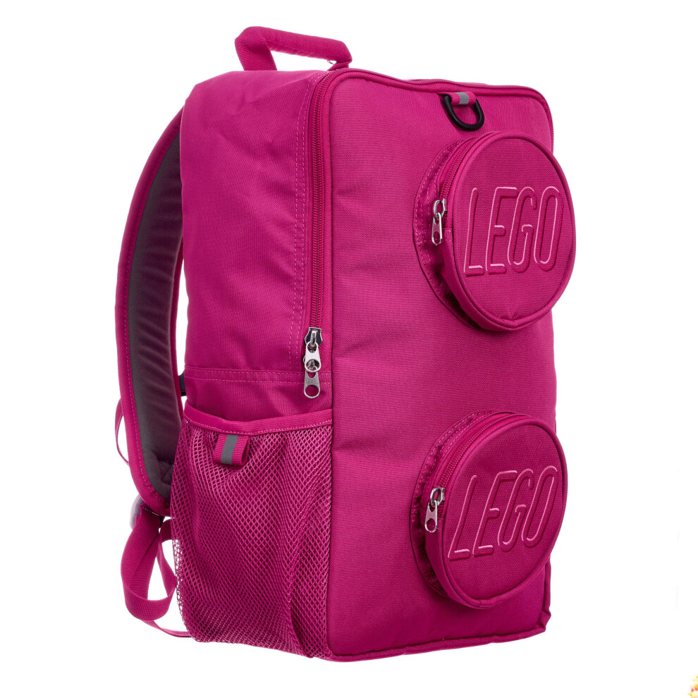 Lego Brick Backpack Violet Red