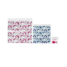 Dmsk znovuuzavrateln toaletn taka Miamica a organizry na cestovn balen Floral 40 Pack
