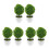 6 . bolas de plantas artificiales, bonsái plástico verde decoración 6