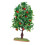 árbol artificial de en plástico para decoración y diy 9