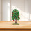 árbol artificial de en plástico para decoración y diy 3